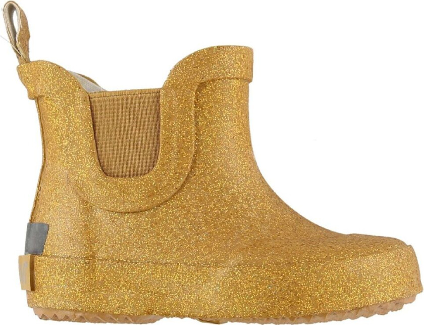Gummistøvler - Lav - Gul m. Gull Glitter - - 22 - Gummistøvler