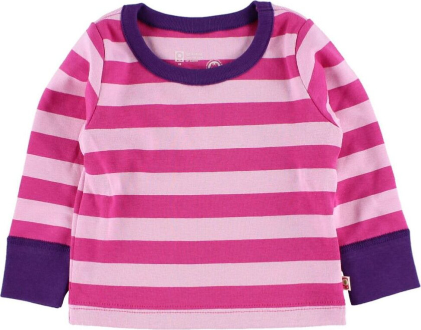 Genser - Rosa Stripet - - 68 - Genser