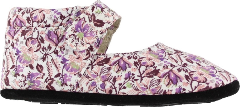 Ballerinasko - Viola - Hvit m. Blomster - - 25/26 - Tøfler