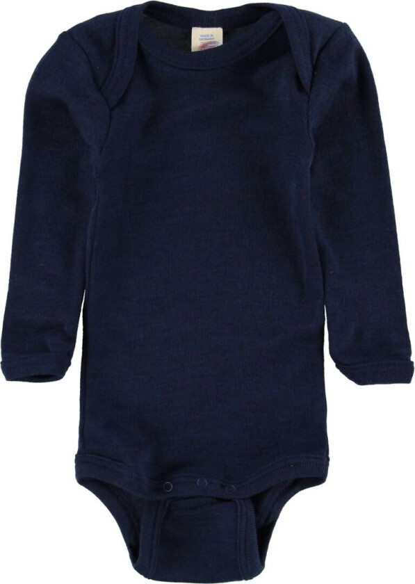 Body L/æ - Ull/Silke - Navy - - 98/104 - Langermet Body