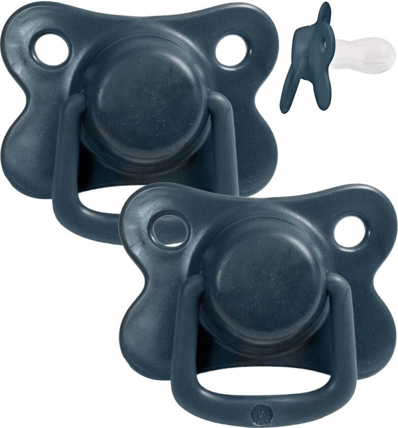 Smokk - 2-pack - Mørkenblå - - 6+ md - Smokk