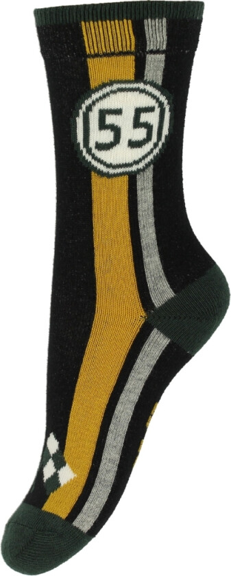 Sokker - Svart m. Rally 55 - - 15/16 - Sokker