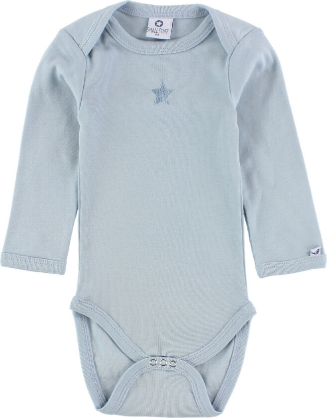 Body L/Æ - Lyseblå - - 68 - Langermet Body