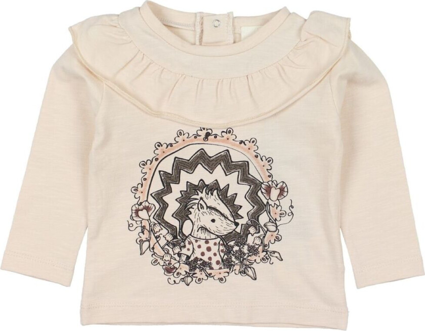 Genser - Gate - Rosa Melert m. Trykk - - 56 - Genser