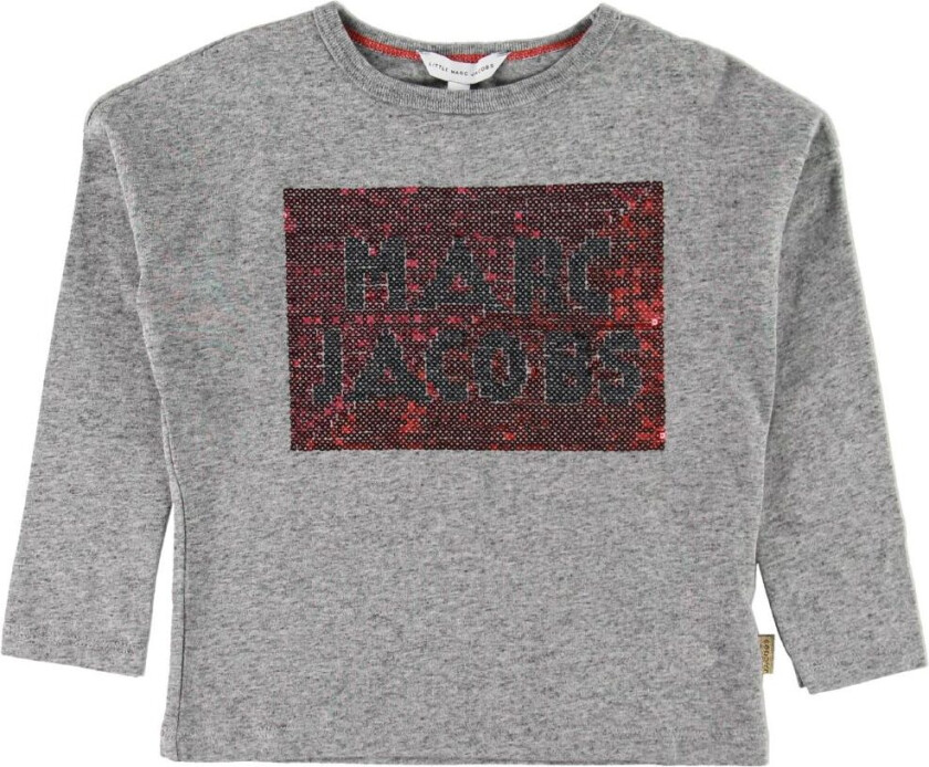 Little Marc Jacobs Genser - Grå Melert m. Palietter - Marc Jacobs - 14 år (164) - Genser