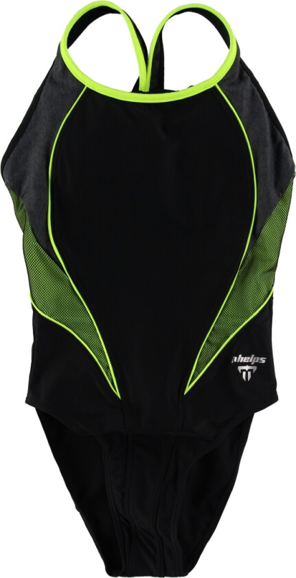 Badedrakt - Hanoi - Svart/Neongul - - 20 år - Badetøy