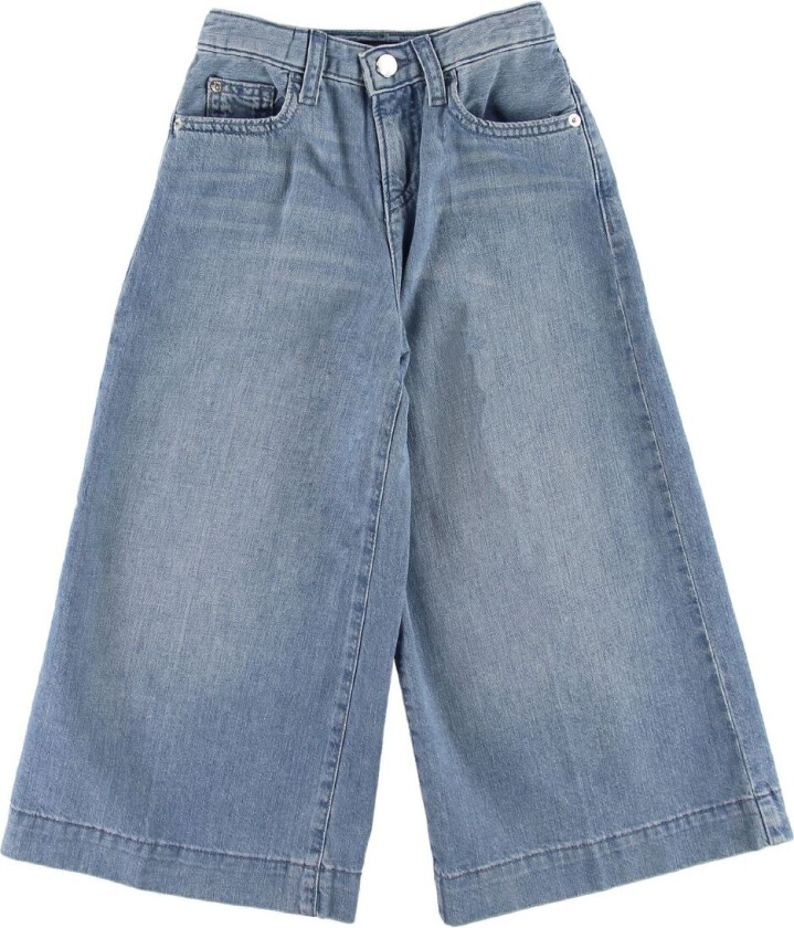 Jeans - 5 lommer - Blå Denim - - 6 år (116) - Jeans