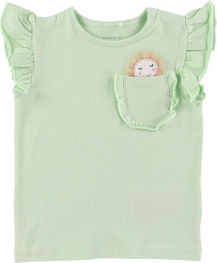 T-skjorte - NbfJade - Spray m. Lomme - - 56 - T-skjorte