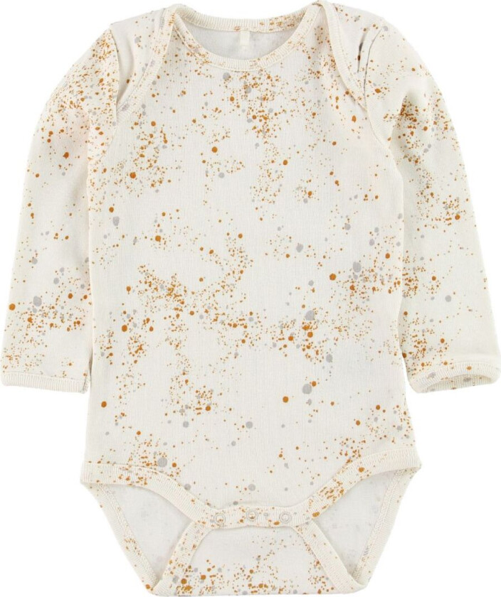 Body L/æ - Bob - Mini Splash - Krem - - 12 md - Langermet Body