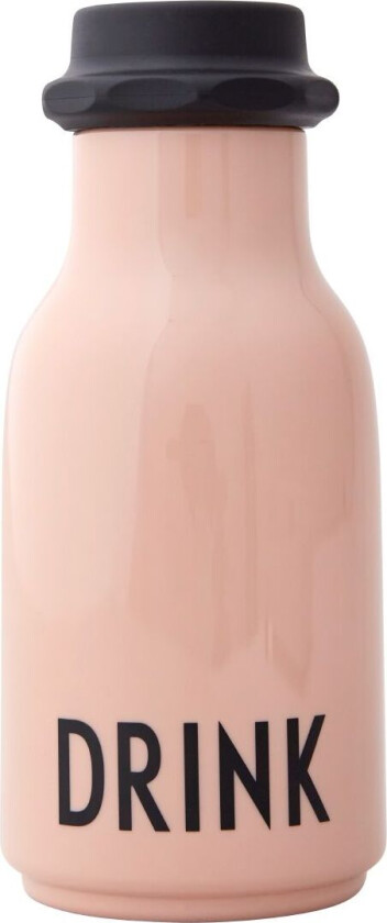 Vannflaske - 330 ml - Rosepulver m. Tekst - - OneSize - Drikkeflaske