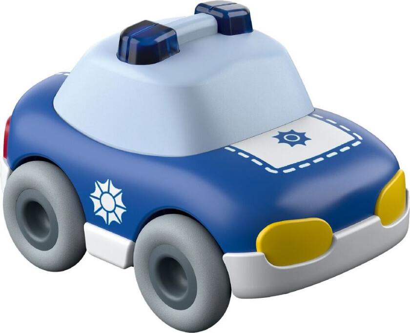 Politibil - 9,5 cm - Blå - - OneSize - Bil