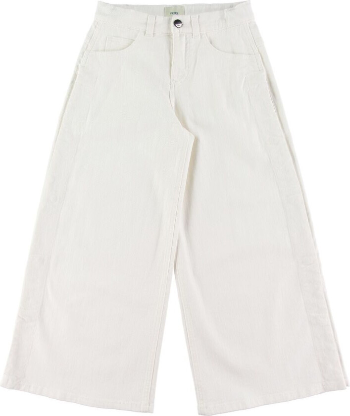 Jeans - 3/4 - Hvit - - 12 år (152) - Jeans