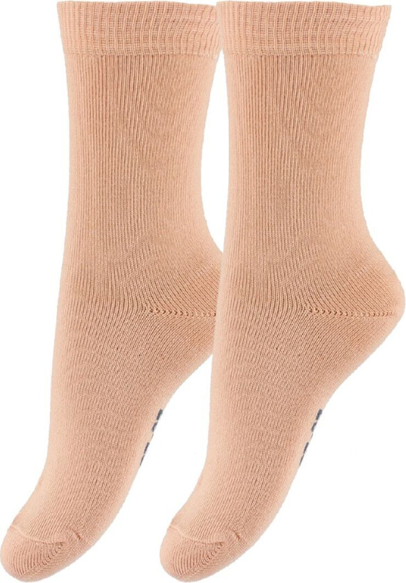 Sokker - 2-pack - Lys fersken - - 17/19 - Sokker