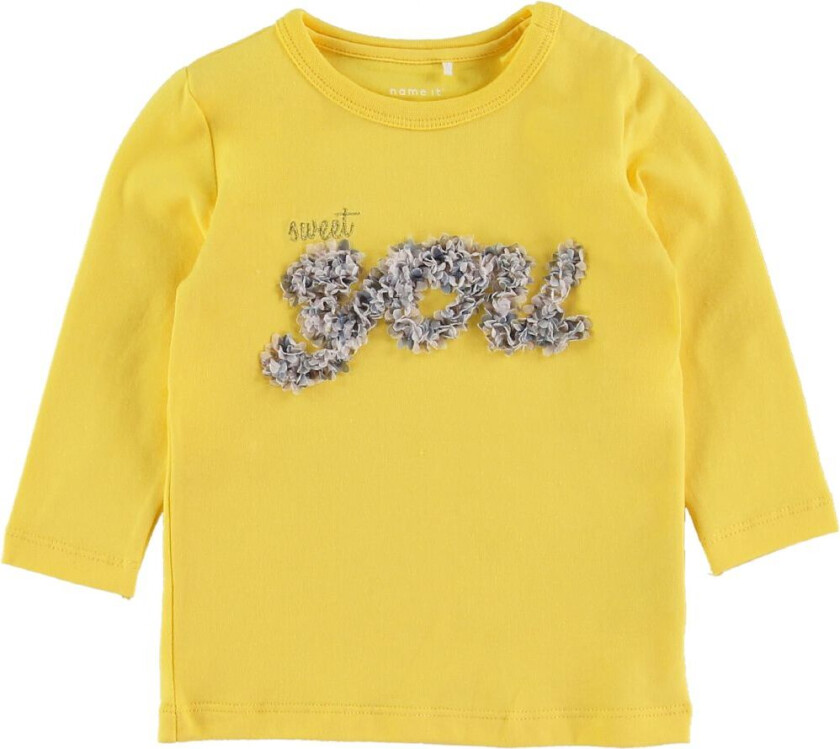 Genser - NbfFlavia - Aspen Gold m. Blomster - - 56 - Genser