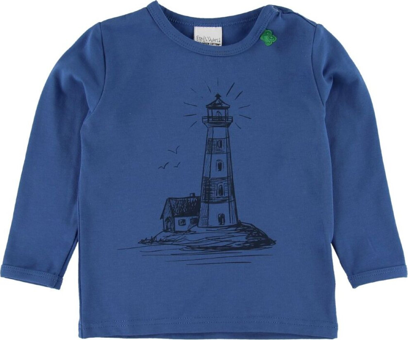 Genser - Ocean Fyrtårn - Blått - - 68 - Genser