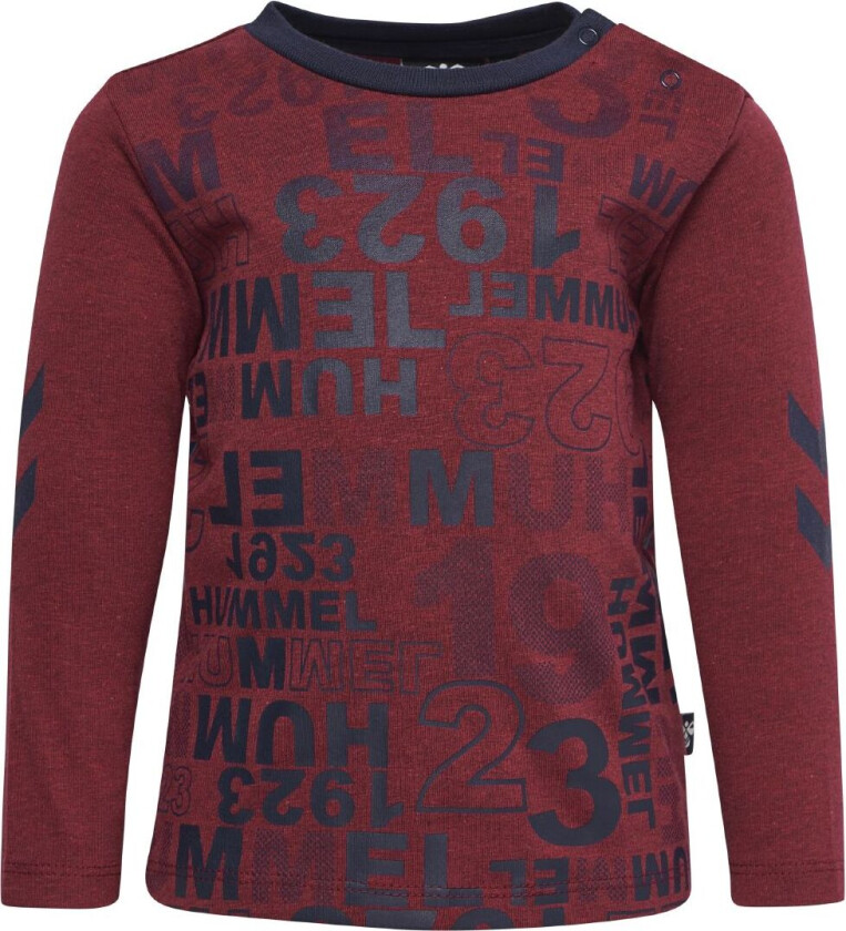 Genser - HMLDerrick - Bordeaux m. Trykk - - 56 - Genser