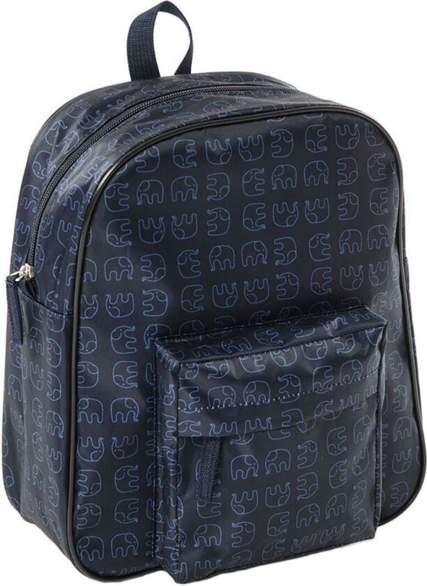 Ryggsekk - Navy m. Elefanter - - OneSize - Ryggsekk