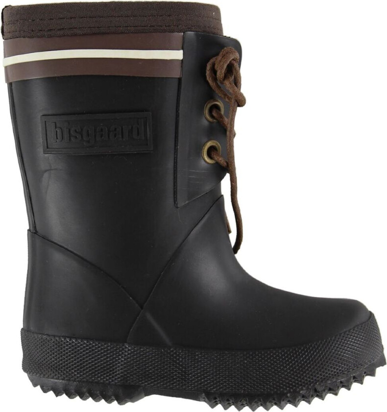 Termostøvler - Svart/Brun m. Knytting - - 40 - Gummistøvler