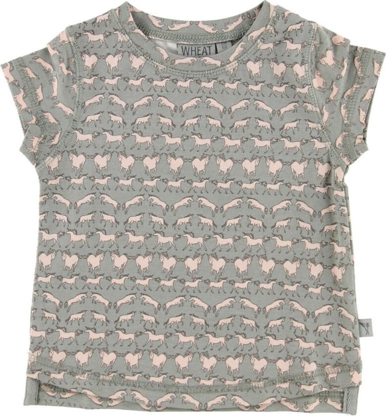 T-skjorte - Nicola - Light Grey m. Hester - - 62 - T-skjorte