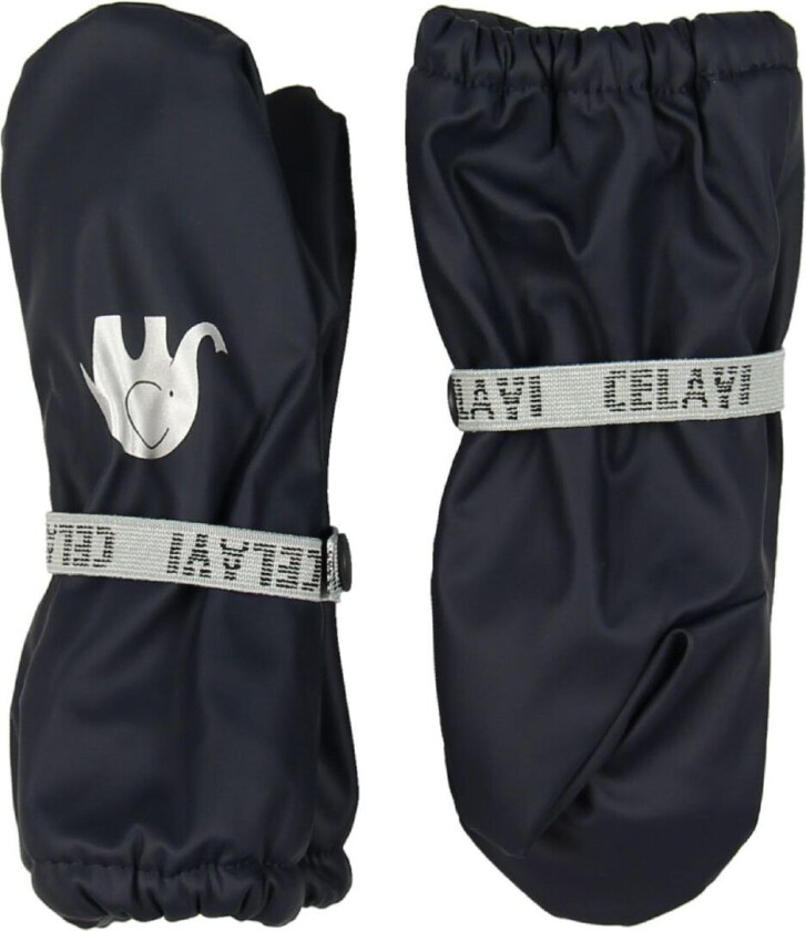 Votter m. Fleece - PU - Navy - - 0-2 år (50-92) - Votter