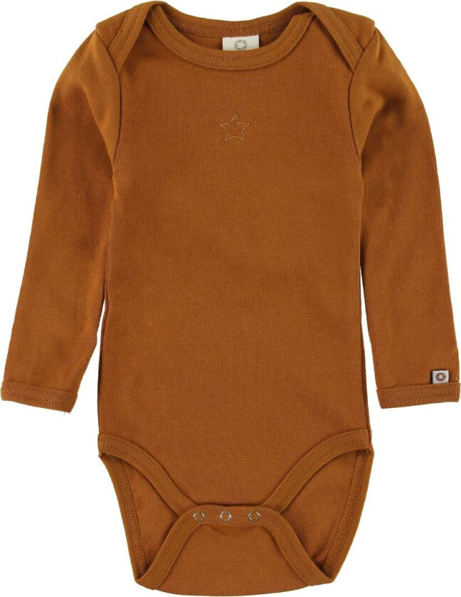 Body I/e - Maple Sirup m. Stjerner - - 68 - Langermet Body