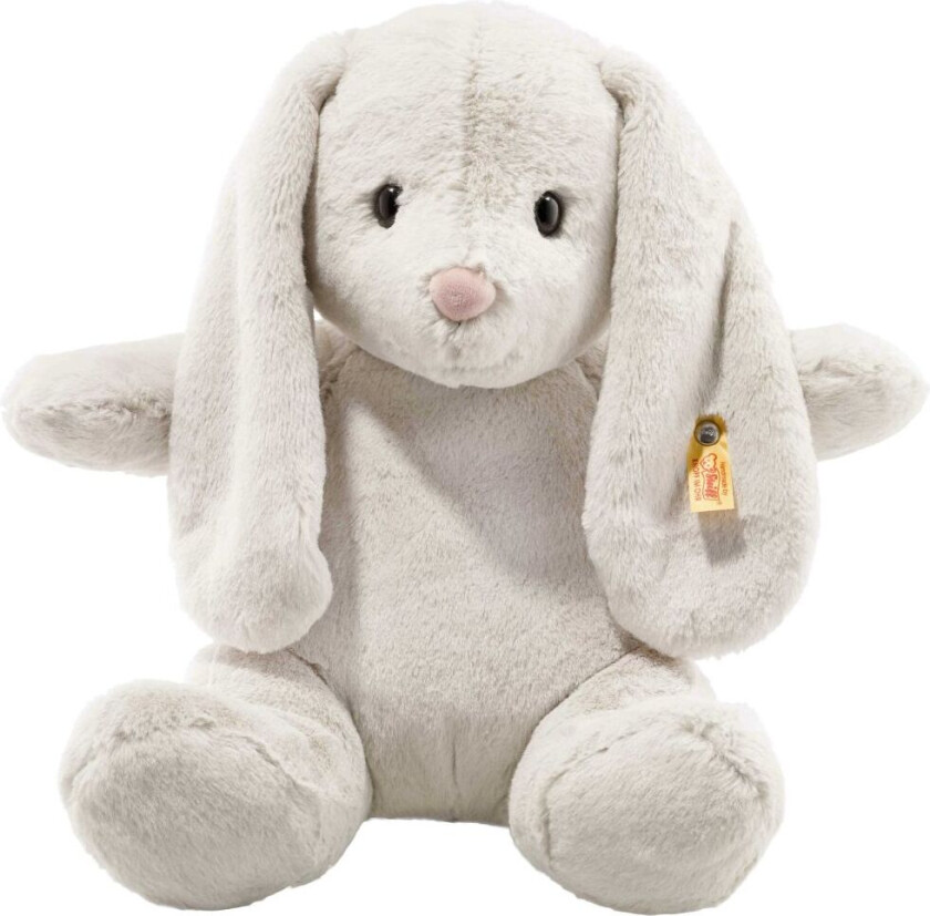 Kosedyr - Hoppie Rabbit - 38 cm - Light Grey - - OneSize - Kosedyr