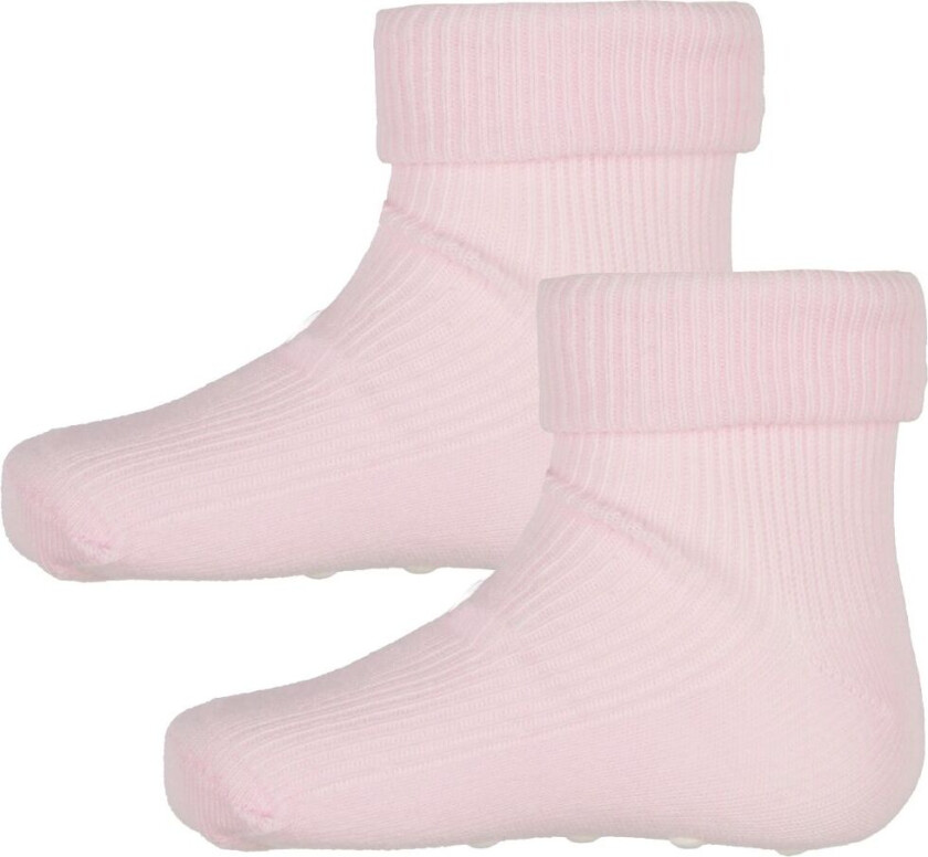 Sokker - 2-pack - Antiskli - Rosa - - 23/26 - Sokker
