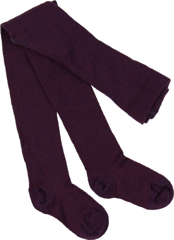 Strømpebukser - Ull - Lilla - - 50 - Strømpebukser