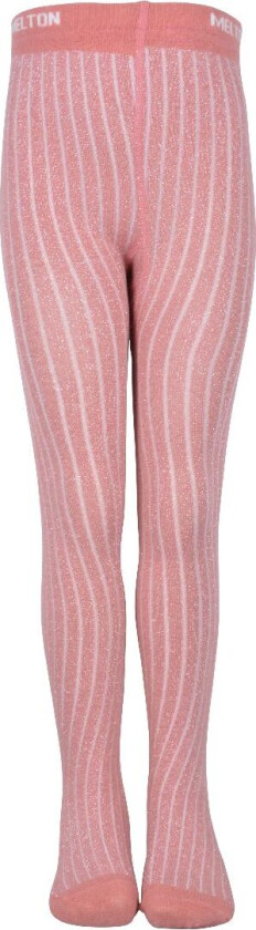 Strømpebukser - Bambus - Rosa m. Glitter - - 56/62 - Strømpebukser