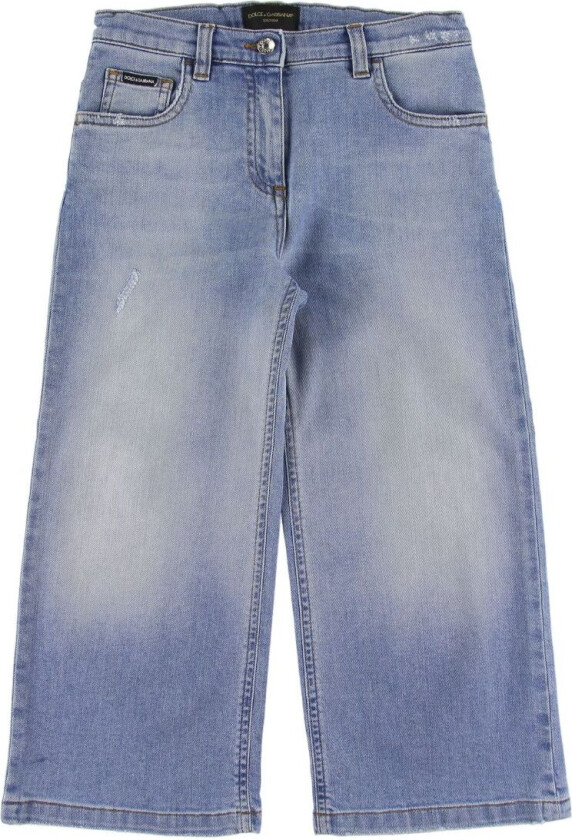 Jeans - 3/4 - Blå - - 8 år (128) - Jeans