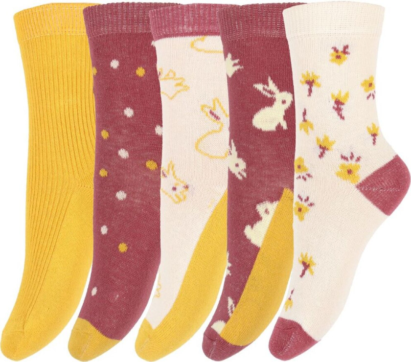 Sokker - 5-pack - Roan Rouge - - 19/22 - Sokker