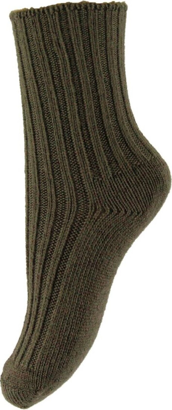 Sokker - Ull - Mørkegrønn - - 31/34 - Sokker