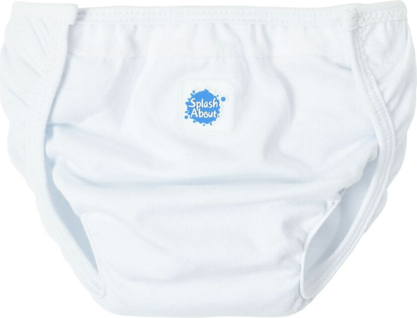 Badebleie - Nappy Wrap - Hvit - - 1-3 år (80-98) - Svømmebleie