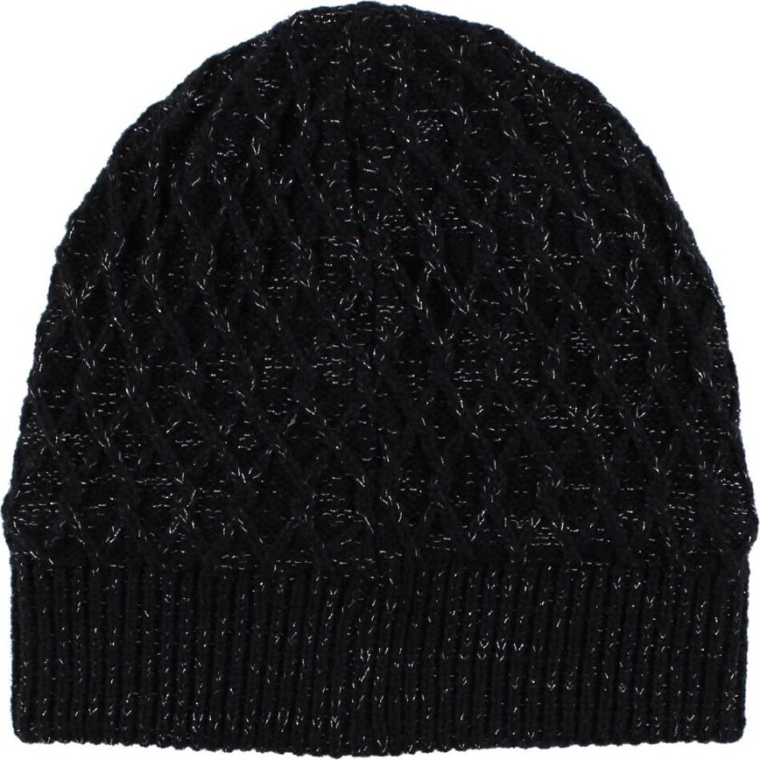 Lue - HMLSansa - Ull/Polyester stoff - Kullgrå m. Sølv - - 46-48 cm - Lue