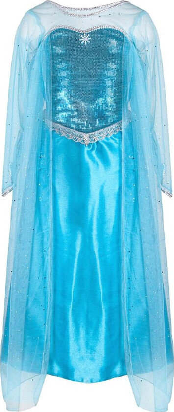 Kostymer - Ice Queen - Blå - - 5-6 år (110-116) - Kostymer