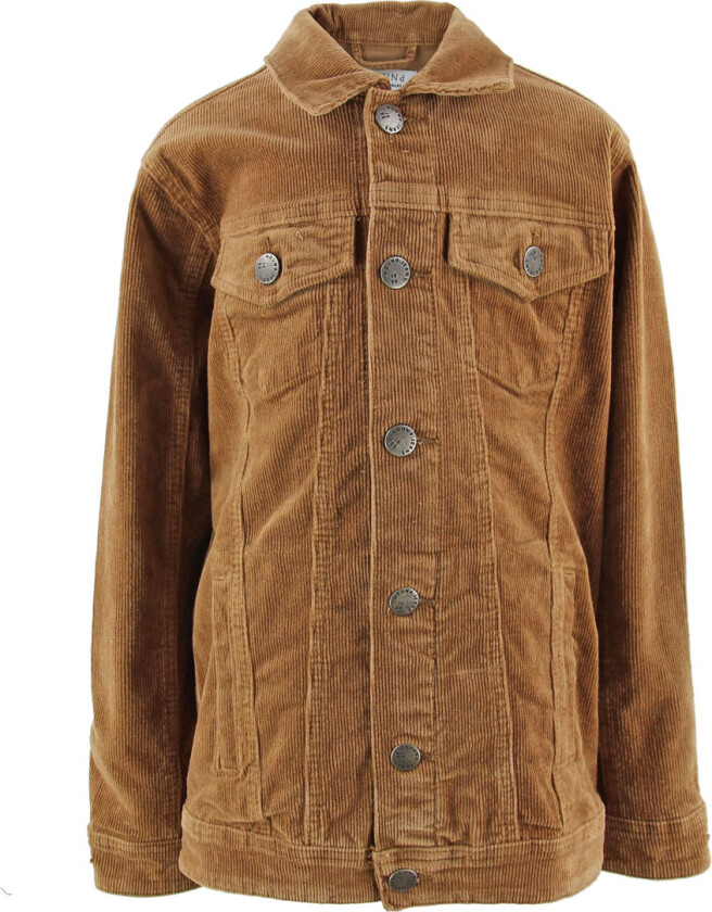 Jakke - Fløyel - Corduroy - Brun - - 12 år (152) - Vinterjakke