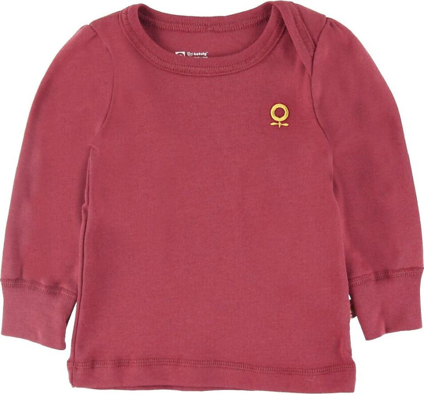 Genser - Rustrød - - 68 - Genser