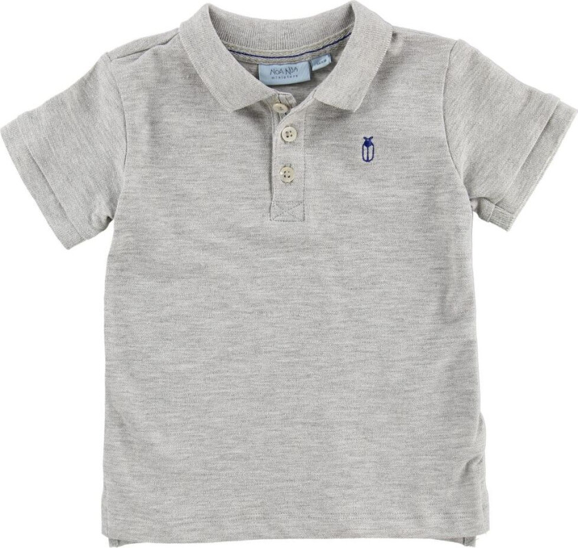 Polo - Grå Melert m. Bille - - 9 md - Polo