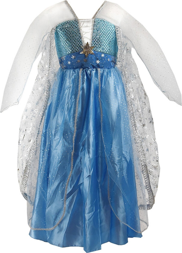 Kostymer - Frost-Kjole - Blå - - 6-8 år (116-128) - Kostymer