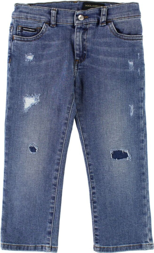 Jeans - Blå Denim - - 10 år (140) - Jeans
