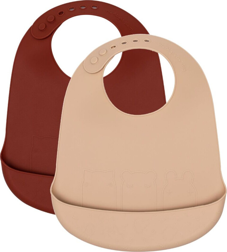 Smekke - 2-pack - Silikon - Beige/Rust - - OneSize - Smekke