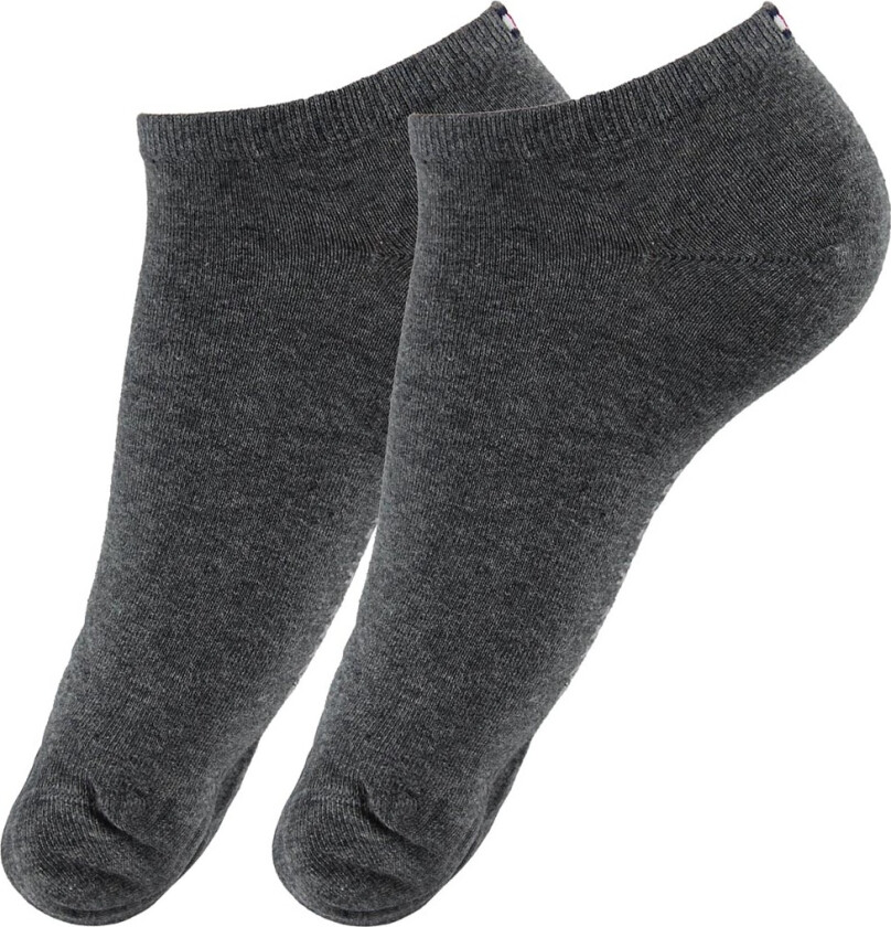 Ankelsokker - 2-pack - Sneaker - Grå Melert - - 39/42 - Sokker