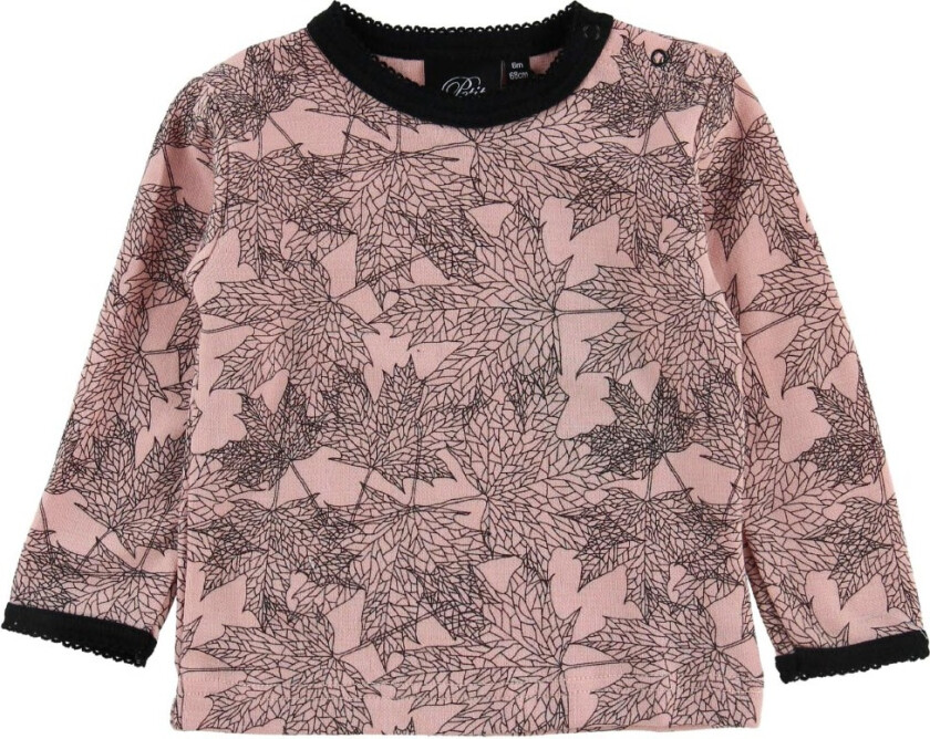 Petit by Sofie Schnoor Genser - Ull/Bomull - Pulver m. Blader - Sofie Schnoor - 62 - Genser