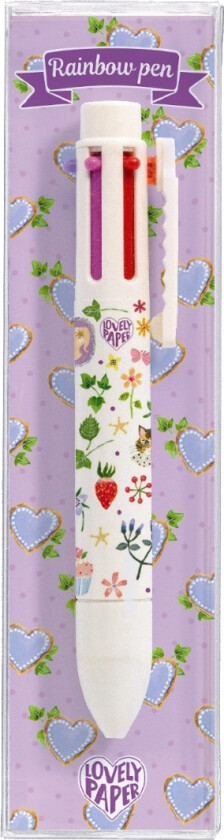 Kulepenn - Rainbow Penn - 6 Farger - Aiko Fukawa - - OneSize - Fargesett