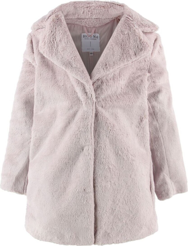 Frakk - Imitert pels - Rosa - - 16 år (176) - Vinterjakke