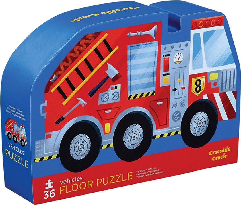 Puslespill - 36 Brikker - Kjøretøy - - OneSize - Puslespill