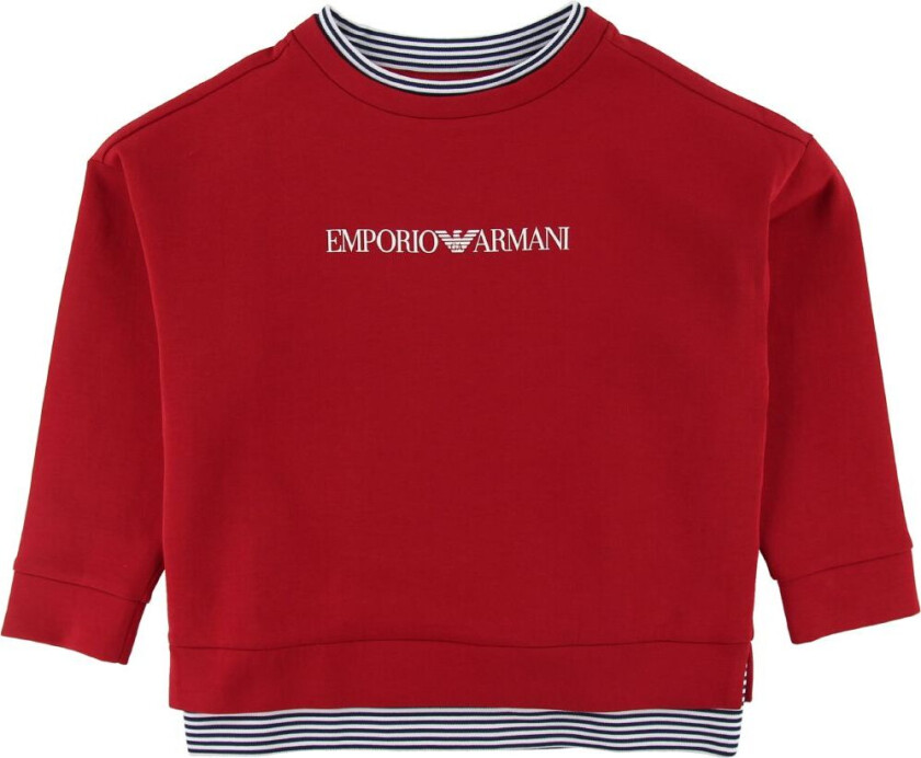 Genser - Rød m. Logo - - 7 år (122) - Genser