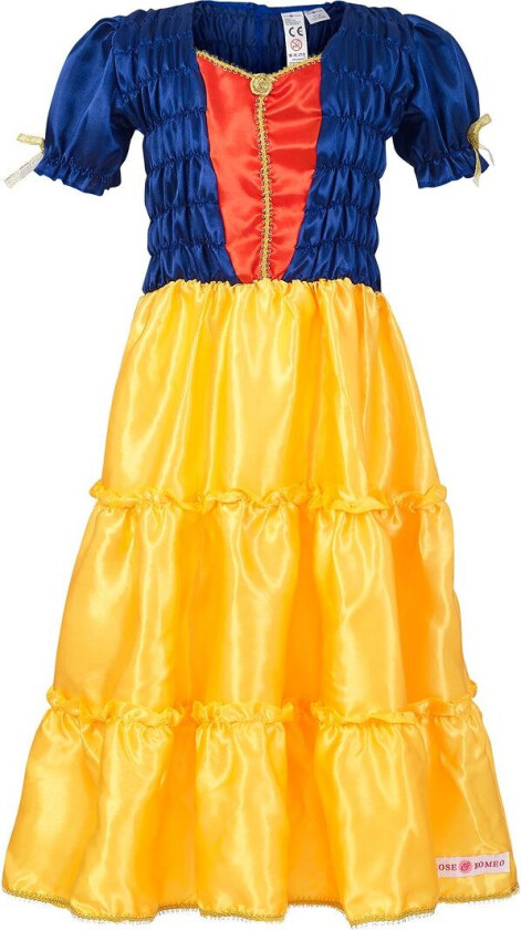 Kostymer - Prinsesse - Selina - Blå/Gull - - 3-4 år (98-104) - Kostymer