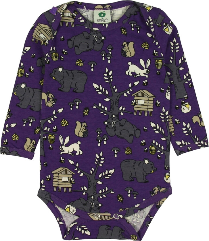 Body L/æ - Lilla m. Landskap - - 56 - Langermet Body