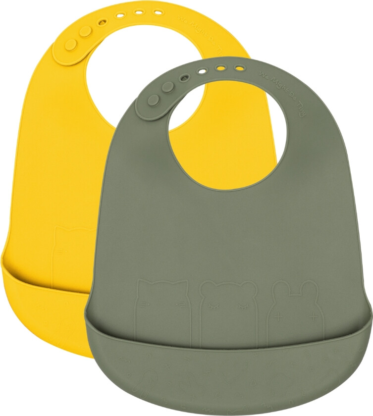 Smekke - Silikon - 2-pack - Sage/Yellow - - OneSize - Smekke